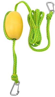 Corda di traino resistente | Cinghia di traino per auto da 3,7 m | Cinghia di traino | Corda ad alta visibilità galleggiante per barche, veicoli, tavole da pagaia, camion, uso di salvataggio in acqua