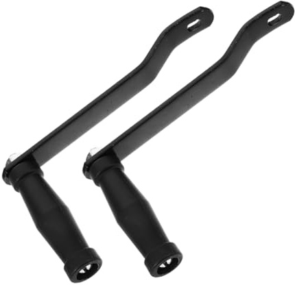 SOIMISS 2pièces Poignée De Treuil pour Remorque Bateau Lot de Manivelle Fer Galvanisé Prise Ergonomique Confortable Transfert De Puissance Optimisé pour Usage Lourd