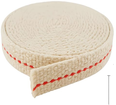 CZ Store®-✮Marque Française✮- Mèche Lampe à Huile|Longueur 5M|✮✮Garantie A Vie✮✮-Meche Lampe à pétrole| Largeur 11MM|Meche Lampe ✮100% Coton✮ pour Lampe à petrole/Lanterne à Huile- Lampe bruleur