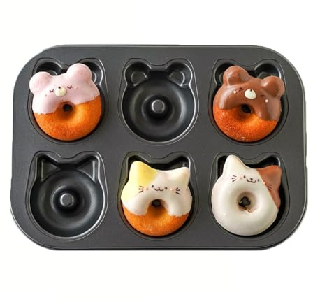 Madeleine Mould Cake Pan,Bread Tin Madeleine Cake Baking Tray,Carbon Steel Mould for Muffin Brownie Cookie(Bear)