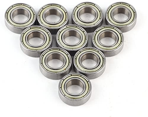 Ausla 10pcs 688zzzzz de Rodamiento de Bolas en Miniatura, Cojinete de Acero de Doble Blindaje de Metal, 8x16x5 Mm, Ideal para Equipos y Juguetes Mecánicos