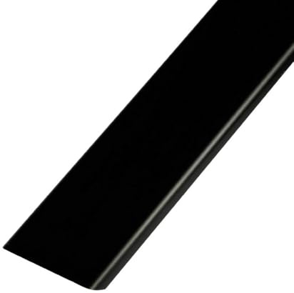 Glassteinabschlussprofil für 8 cm Glassteine Aluminium schwarz satiniert, 2 m - 1 Stück