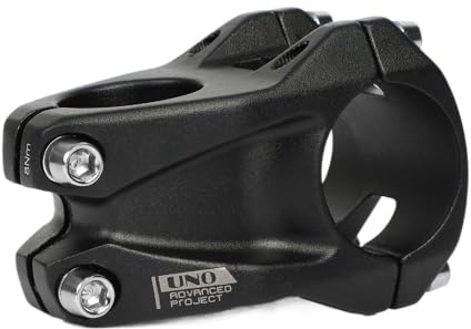 YUCHUANGYE Cycling Stems MTB Stem 35mm Clamp 0 Degree Bicycle 35/45mm Short Bar Riser Mountain Bike Handlebar Extender(35x35mm 0 stem)