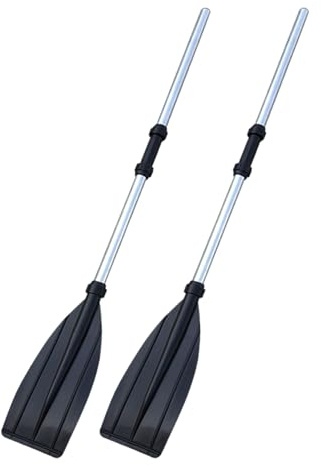 Generisch Pagaie de kayak en aluminium – Paire de rames de bateau légers | pagaies de canoë réglables, équipement de sports nautiques | Ensemble de pagaie solide pour adulte pour kayak, rafting, rameu