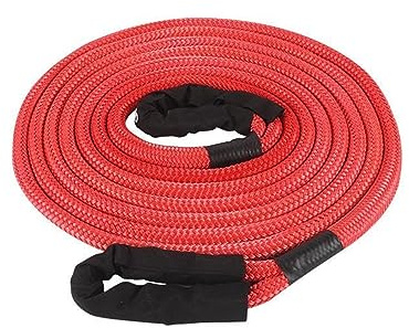 Corda di recupero 3/4 pollici 30 FT 20000lbs Resistenza alla rottura Cinghie di traino Corda di traino for impieghi gravosi for camion for auto SUV UTV Motoslitta Dropship