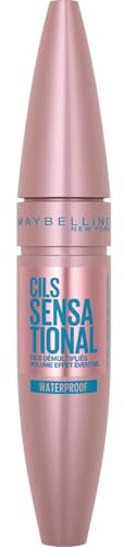 Maybelline New York - Mascara Volume Waterproof - Cils Sensational - Noir - 9,4 ml