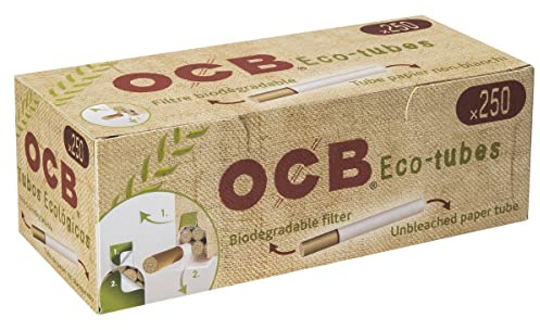 5.000 (20x250) OCB® Organic Eco-tubes (Hülsen, Filterhülsen, Zigarettenhülsen)