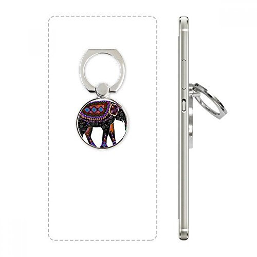 DIYthinker Colorful Elephant China Minority Dressing Totem Cell Phone Ring Stand Holder Bracket Universal Smartphones Support Gift