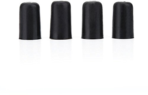 Cello Non-Slip Cap, 4Pcs Black Rubber Tip for Cello Endpin Instrument Protector
