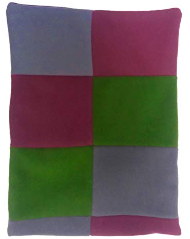 Moor Wärmekissen 28x38 cm mit Fleecebezug in Patchwork, Wärmflasche, Heizkissen, Wärmekompresse