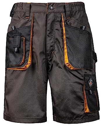Stenso Kastor Kurze Arbeitshose Herren 600D Oxford Gold-gelb EU50