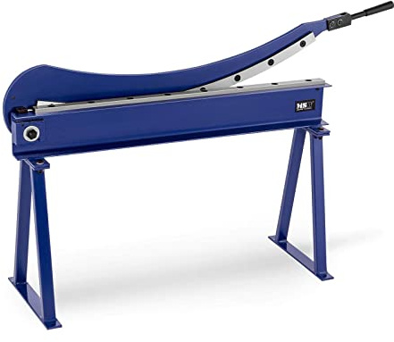 MSW Cisaille À Levier Pour Tôle Plastique Manuelle Avec Piétement MSW-HS1000 (Tôles ≤ 1,5 mm, Acier Et Acier Outil, Largeur utile: 1000 mm)