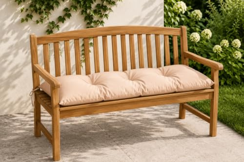 Best for Garden Bankkissen | Outdoor-Bankkissen mit wasserdichter und UV-beständiger Beschichtung | Gestepptes Bank Kissen mit Dicker Schaumstoffpolsterung in vielen Farben | Hergestellt in der EU