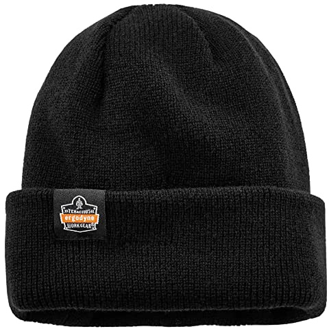 Rib Knit Hat with Zippered Pocket for Bump Cap Insert, Ergodyne N-Ferno 6811Z