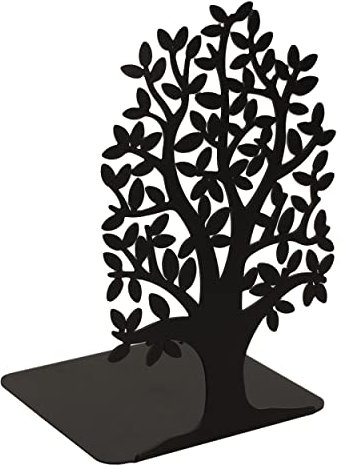 GAMET® - Sujeta Libros de Metal -ÁRBOL- 1 Pieza. Sujetalibros, Soporte para organizar Libros, revistas. Ideal para estantería o Escritorio.