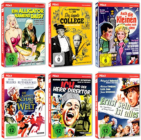 Margaret Rutherford (MISS MARPLE) Collection - 6 turbulente Komödien - Die erfolgreiche Schauspielerin in abenteuerlichen und skurrilen Rollen - Klassiker mit der britischen Schauspielerin [6 DVDs]