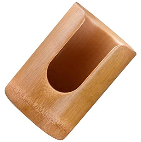 Alipis 1 Pezzo Contenitore per Tazze da tè in bambù Custodia per Tazze da tè in Design Giapponese