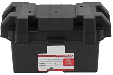 Boîte De Batterie, Support De Stockage De Batterie Universel, Protection D'alimentation Avec Sangle, Boîte De Batterie étanche Extérieure Pour Bateaux, Kayaks, Marine, Camping-car, Remorque, Auto