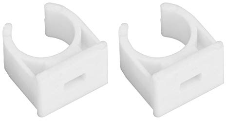 Abrazadera Plastico 15 16 20 Piezas 16 20 25 32 Mm Abrazadera De Tubo En Forma De U Clips Fijos Con Tornillos Abrazadera Pared Tubo Riego 16 Mm (16mm+tornillo 20 piezas)