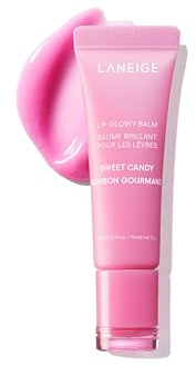 LANEIGE Lip Glowy Balm Sweet Candy: Hydrate, Glossy, Lightweight, Moisturize & Tint with Shea Butter