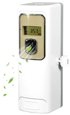 NCONCO Lufterfrischer-Spender, Automatischer Duftspender mit LCD-Anzeige für Schlafzimmer und Badezimmer