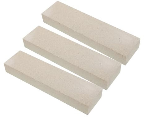 HEALEEP 3pezzi Pietra Per Affilare Doppia Faccia Per Cucina Uso Domestico Affilacoltelli Strumenti Grana Grossa Resistente
