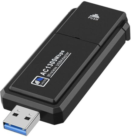 Tarjeta WiFi USB 3.0 de 1300 m, adaptador WiFi, 1300 Mbps, tarjeta de red inalámbrica 5G