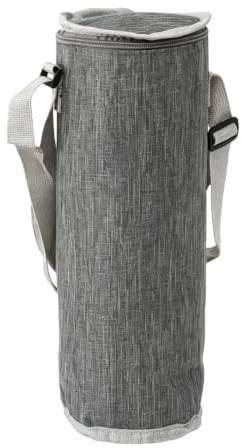 WSXQAZ Wine Cooler Bag, Water Bottle Carrier Bag with Shoulder Strap Insulated Bottle Cool Bags Padded Portable Wine Tote Carrier for Men Women Hiking 2L