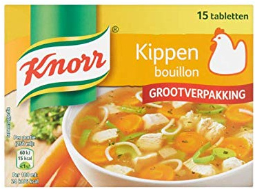 Hühnerbrühe-Gewürze | Knorr | Hühnerbrühe 15 x 10 g | Gesamtgewicht 150 Gramm