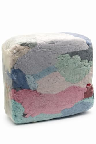 Industrieputzlappen Frottee, 10 kg Würfel, geschnitten nach DIN 61650 (bunt)