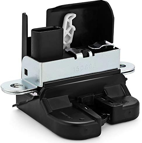 EXLECO Serrure de Hayon Arrière Serrure de Coffre de Voiture Loquet de Coffre Compatiblegolf/Passat Véhicule 5K0827505A 1K6827505E