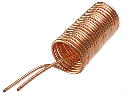 Copper Metal Coil Tube Immersion Microphone Cooler Beer/Wine Cooler Home Beer, Beer Heat Exchanger Bar Wine Maker a Wide Variety of Options (Color : Rose Red)