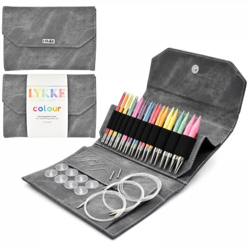 Lykke Farbiges, austauschbares Set, 12,7 cm, Grau