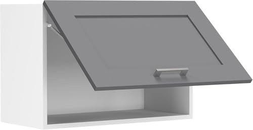 VCM Küchenschrank hängend | Maße ca. H. 40 x B. 60 x T. 31 cm | Hängeschrank mit Klapptür im Landhaus Stil | Dunstabzug | Küchenmöbel – Colura