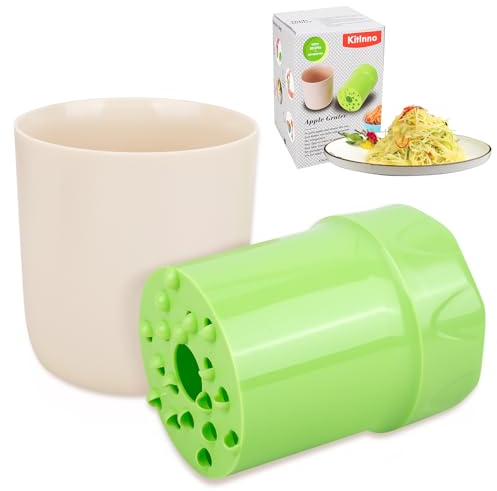 Obstreibe Kunststoff, Handreibe Manueller Rotierender, Apfelreibe Zum Zerkleinern Von Obst, Obstreibe Apple Grater Karotten Und Anderem Obst Und Gemüse