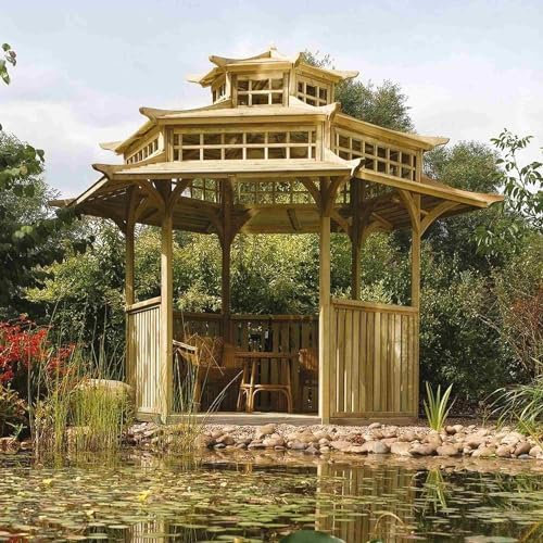 Oriental pergola, fitting, and delivery included