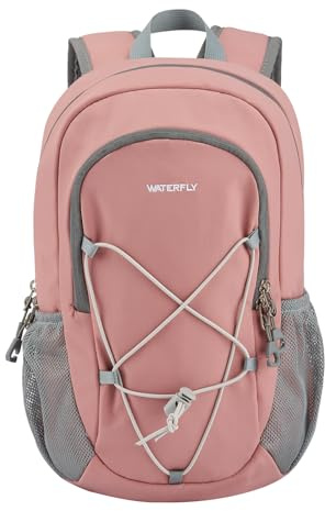 WATERFLY Rucksack Klein Wanderrucksack 12L: Leicht Tagesrucksack Mini Sport Backpack Outdoor Daypack mit Abnehmbare Brustschnalle für Wandern Reisen Camping Fahrrad Herren Damen