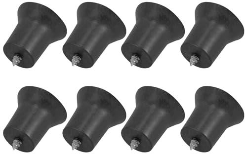 8 Piezas Pies De Goma Para Rejilla De Estufa De Gas, Almohadillas Antideslizantes De Repuesto Con Altura De 26Mm, Diseño De Ventosa Para Instalación Fácil Y Protección De Superficies