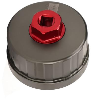 Extracteur de Filtre à Huile 64,3 Mm 14 Rainures pour Tundra Highlander et Plus, en Métal, adapté pour Cartouche Moteur 1,8 L-5,7 L