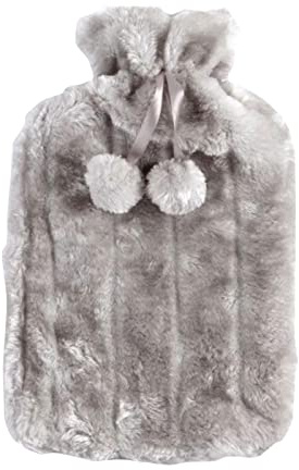 Housse Pour Bouillotte | Housse En Fausse Peluche Bouillotte Eau Chaude En Caoutchouc Nature Housse Premium Toute Douce Moule Unique Bouchon Hermétique
