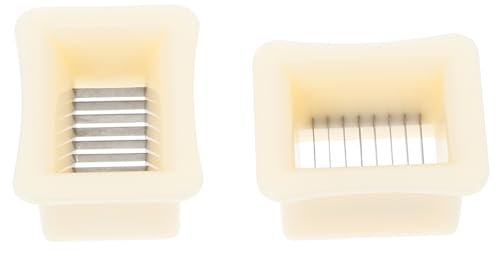 Garneck Affettatrice Per Fagioli 2 Pezzi Utensile Da Cucina in Plastica Per Tagliare I Fagioli Affettatrice Per Fagioli in Plastica Design Compatto Per Casa E Ristorante