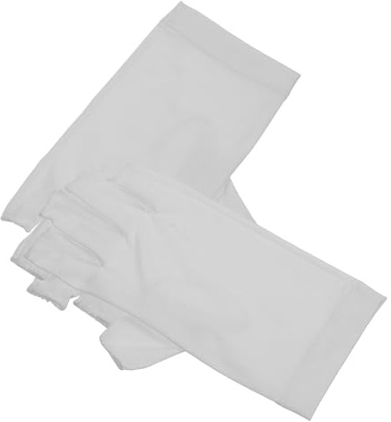 DONFAMDS Guantes Protectores para Uñas Uv 1 Par Guantes a Prueba de Agua Transpirables para Manicura Gel Protección Solar para Uso en Salones y Viajes