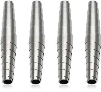 Mtanlo 4er-Pack Ersatzfedern für Handscheren, Hochleistungs-Spiralfeder aus Edelstahl für die Modelle 2–91, Ersatzfedern für Gartenscheren, Gängige Teile für Gartenscheren, 6 cm Standardpassung