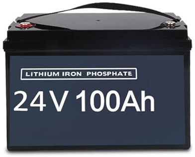 JHKJ 12,8 V 25,6 V 100 Ah 200 Ah 50 Ah LiFePO4 Lithium-Eisenphosphat-Batterie für Wohnmobile, Camping, Boote, Solaranlagen und Notstromversorgung für Zuhause,25.6v 100ah
