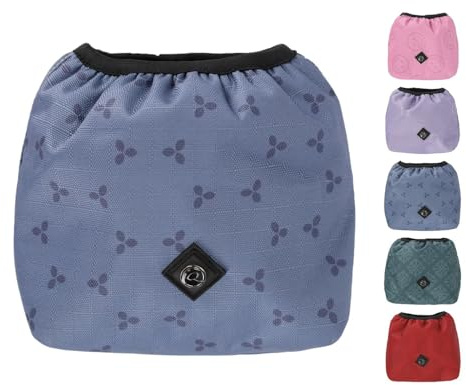 NETPROSHOP 1 Paar Steigbügelschoner mit Fleecefutter zum Schutz des Sattels ca. 21 x 18 cm Farbwahl, Farbe:Misty Blue
