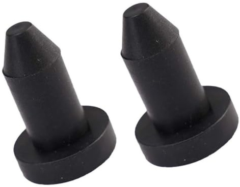 POPETPOP Kajak Lenzstopfen mit Einfachem Einbau Wasserfester Bootsablassstopfen 2 Stück aus Gummi als Kanu Zubehör für Zuverlässigen Schutz