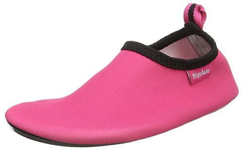 Playshoes Barfuß Badeslipper Aqua-Schuhe, Pink, 26/27 EU