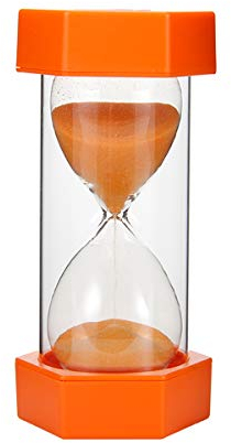Besttimes 1 heure minuterie de sable, horloge de sablier mignon cuisine décor verre sablier