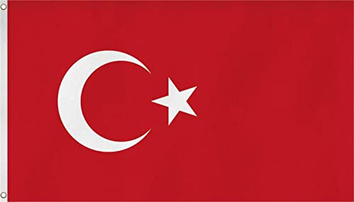 XXL Flagge Fahne, genäht in 150 x 250 oder 300 x 500 cm Farbe Türkei Größe 150x250