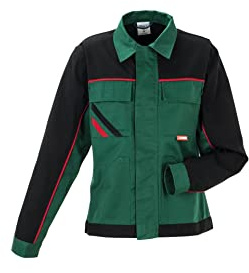 Planam Highline Damen Bundjacke grün schwarz rot Modell 2397 Größe 46